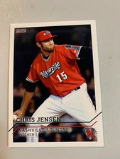 Chris Jensen 2017 Nashville Sounds Team Card