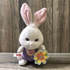Fisher Price 71288 White Bunny Lovey Plush Spring Showers Vintage 1998 VHTF New
