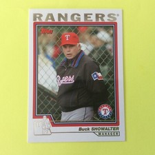 2004 Topps #295 Buck Showalter Texas Rangers