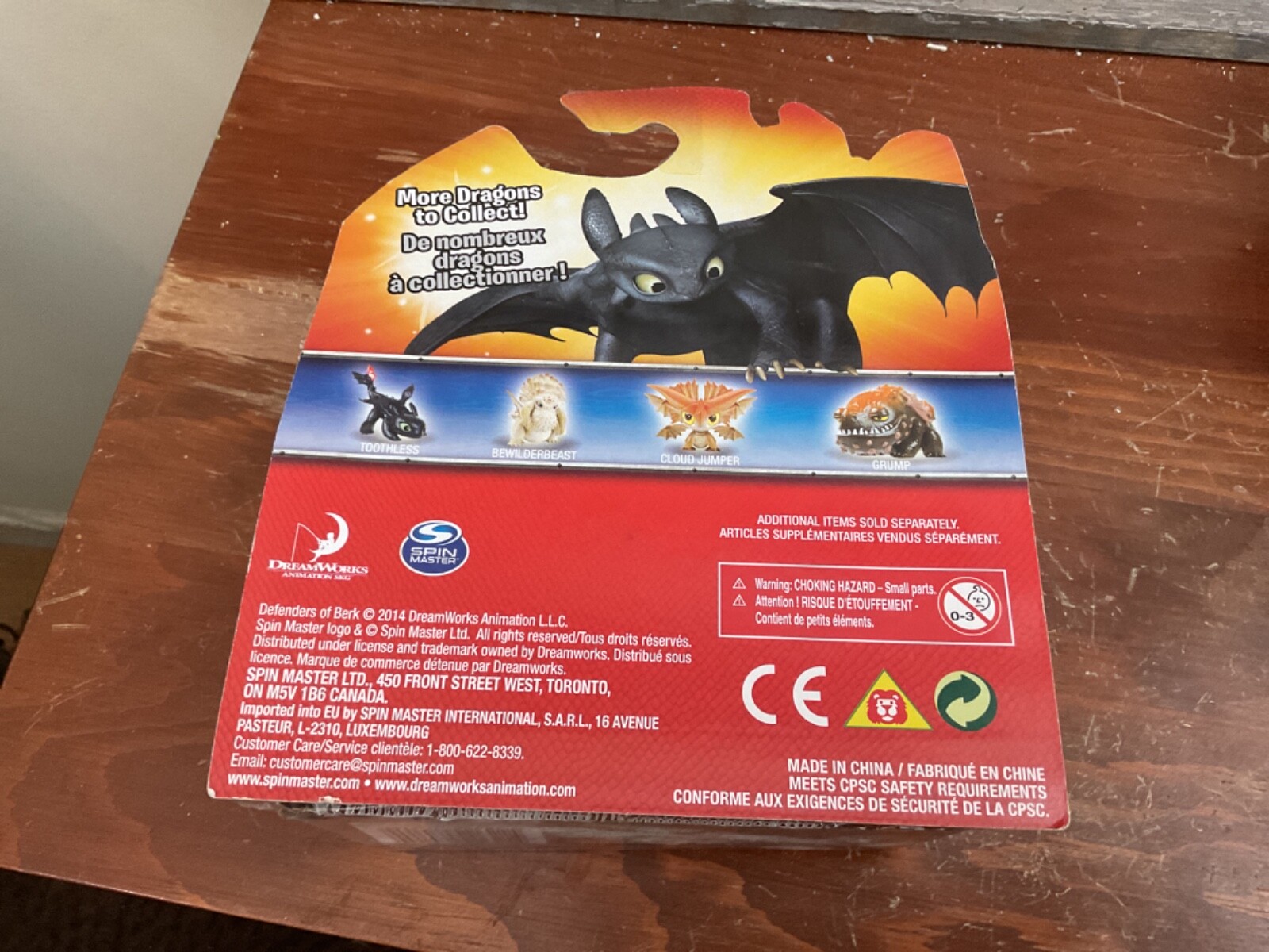 How to Train Your Dragons Defenders of Berk Grump Rumblehorn Mini