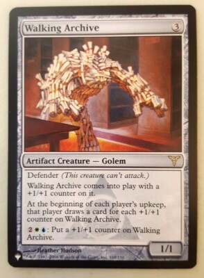 1x Walking Archive Strixhaven "The List" MTG Magic the Gathering NM | eBay 1x Walking Archive Strixhaven "The List" MTG Magic the Gathering NM | eBay