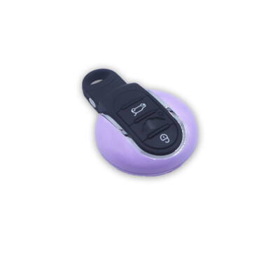 Car Smart Remote Key Cover Keychain lavender purple For Mini Cooper F54-F57 F60
