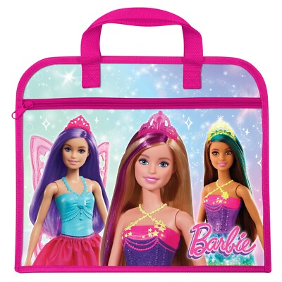 Kinder Figur Büchertasche Kinder Rücken 2 Schul Mädchen Tasche Ranzen Barbie Reißverschluss