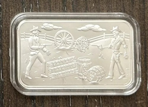 CMG Mint 1 Oz .999 Silver Art Bar - Place Your Vote In Her Box W/ COA - Picture 3 of 3