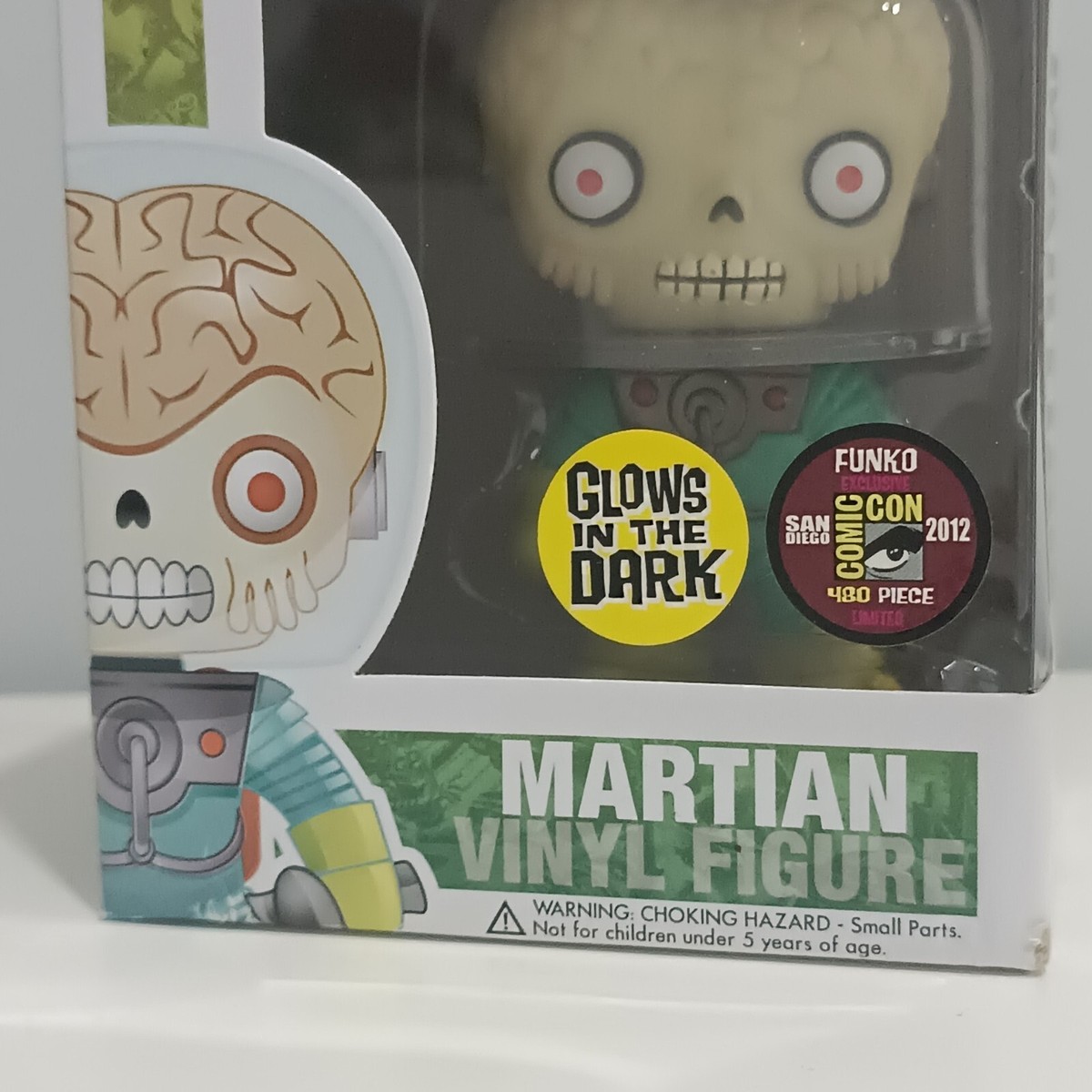 Mars Attack Funko Pop GLOW IN THE DARK Martian SDCC Super