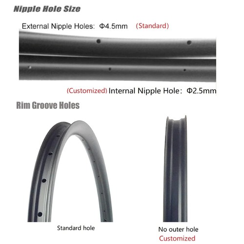 Superlight 700C Symmetry Carbon Wheel 25x50mm Tubeless Clincher Road Bicycle Rim - Picture 8 of 8