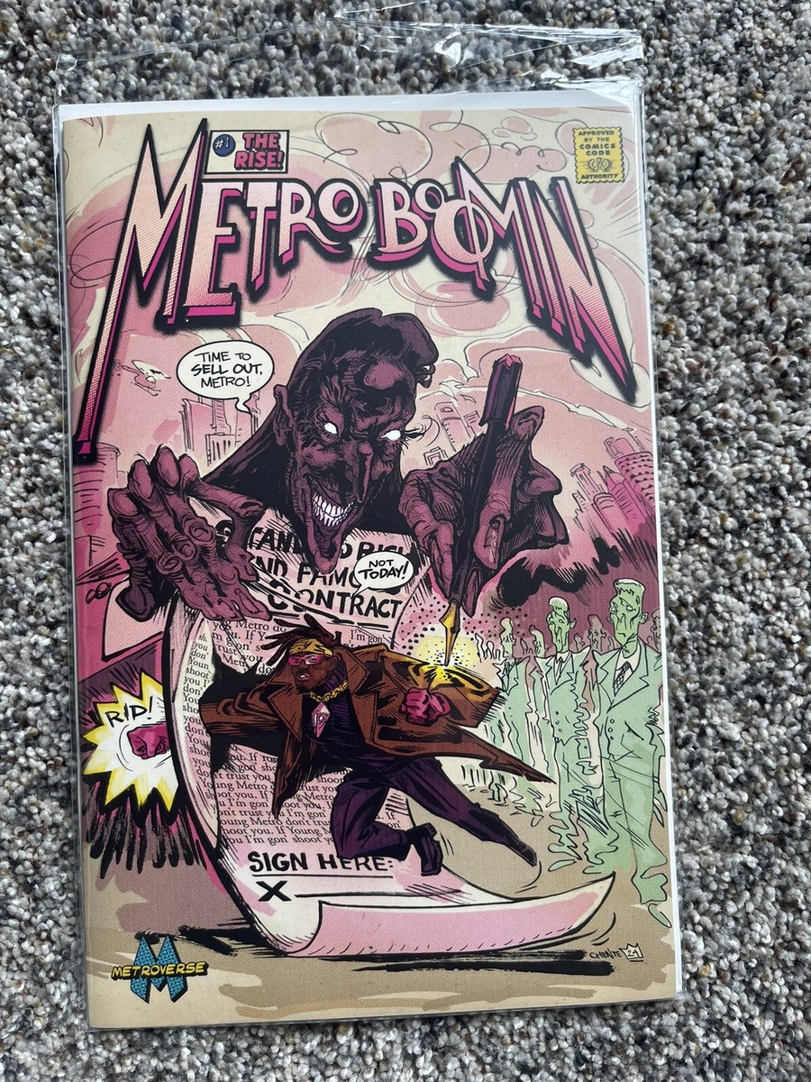 Metro Boomin The Rise #1 SIGNED Hyper Limited Variant Cover /300