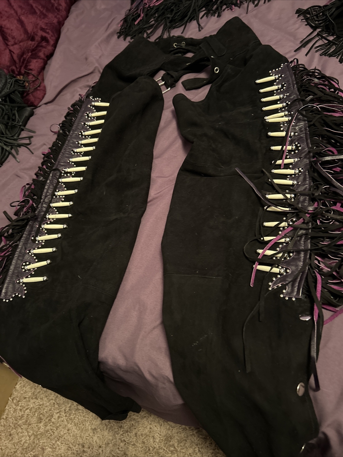 Western World Women’s Suede Chaps, Vest, Jacket image 2