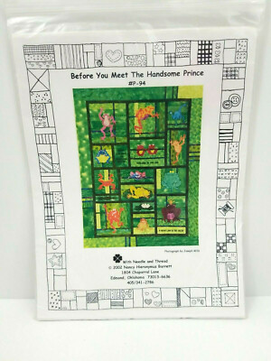 ''Before you meet the handsome prince'' Quilt Pattern Nancy Hieronymus Barrett