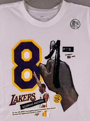 Kobe Bryant Los Angeles Lakers Nike Iconic Moments 81 Points T