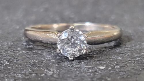 Diamond Solitaire Ring - Size 5.75 (AO5020554) - Picture 1 of 4