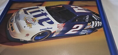 MILLER LITE WE RACE FOR BEER NASCAR RACING BAR 1997 MIRROR 25,5