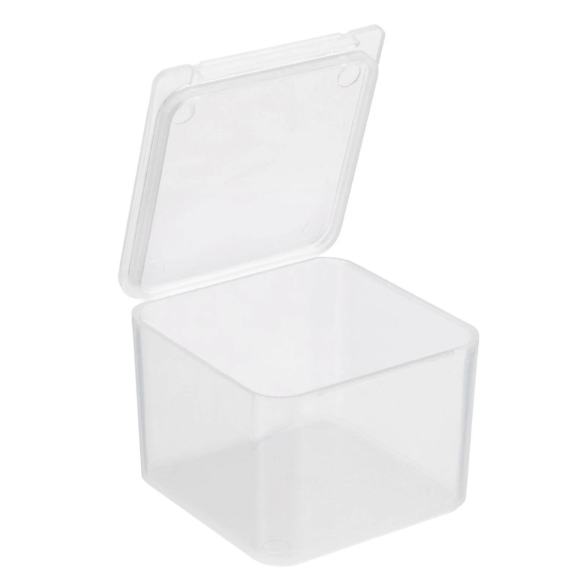 Sympabasic Souffahouse 2 Pack 24 Grids Plastic Small Crafts Storage Boxes  with Adjustable Dividers (10.5 × 6.7 x 1.57)