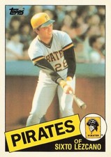 Sixto lezcano Topps Tiffany Traded 1985 Baseball Card #75T