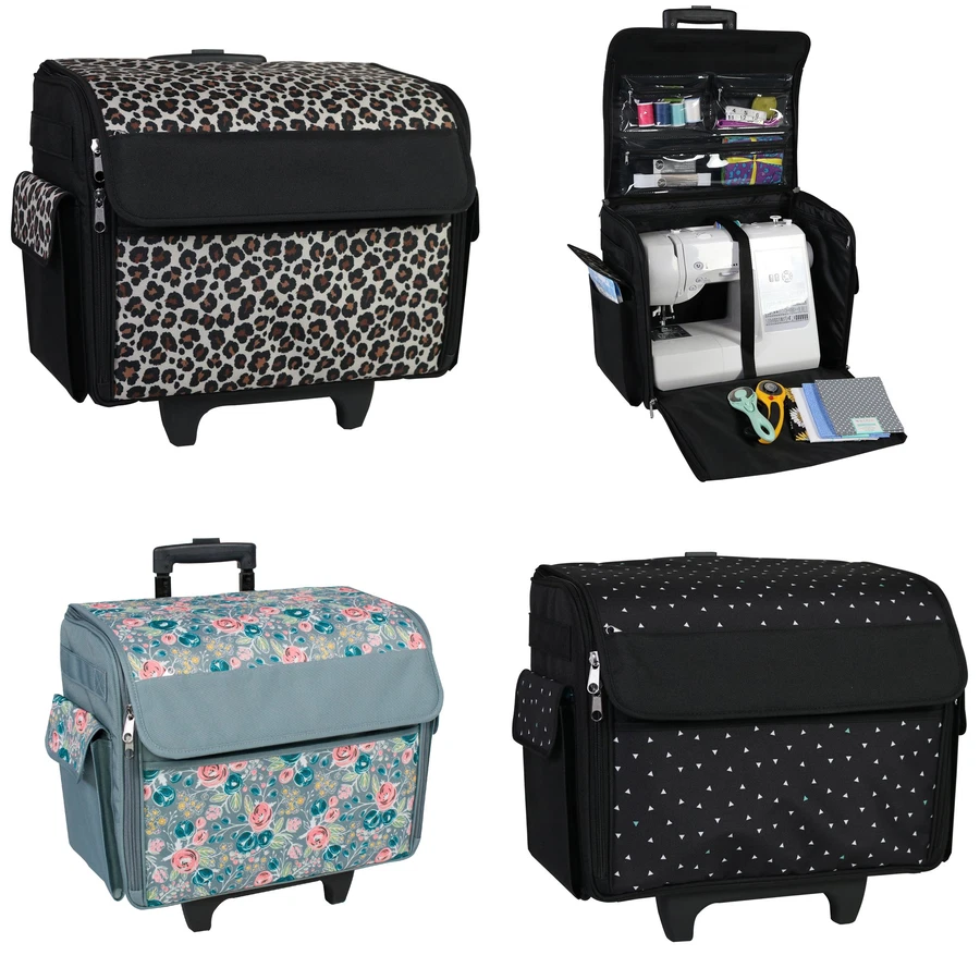 Sewing Machine Cases: Bags, Rolling Totes, & Travel Trolleys