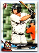 2018 Bowman #BP5 Aaron Knapp Miami Marlins BASEBALL Card