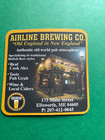 NEW AIRLINE BREWING BEER COASTER ELLSWORTH MAINE SAW BLADE LOGO — photo 2