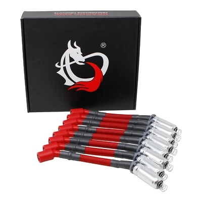 RED PERFORMANCE Spark Plug Wires For CHEVY GMC 99-06 LS1 VORTEC 4.8L 5.3L 6.0L - Image 1 of 4
