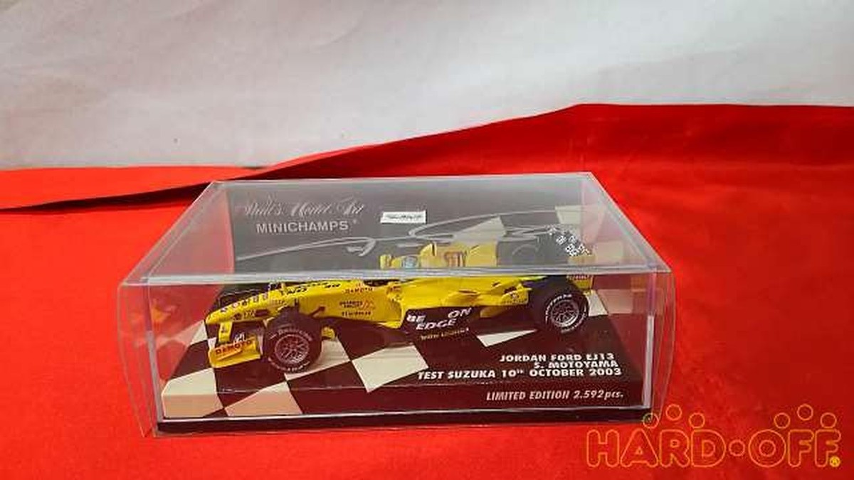 Minichamps 1/43 Jordan Ford EJ13 Suzuka Test Car Autographed