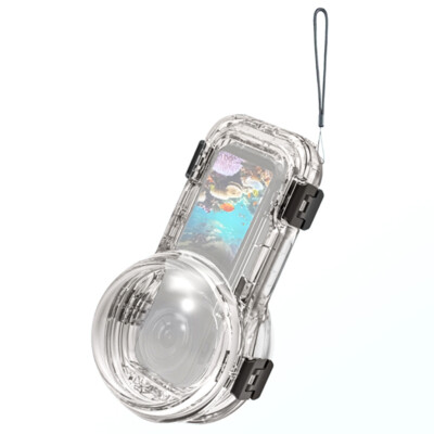 For Insta360 X5 60M Invisible Diving Case 60M Panoramic Camera Waterproof