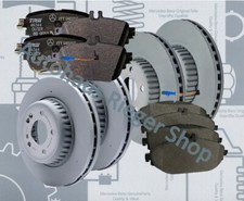 Mercedes-Benz Bremsenpaket, Bel&auml;ge und Bremsscheiben VA + HA W205 W213 A/C238