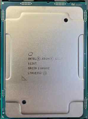 Intel Xeon Gold 6126T SR3J9 12Core 24Threads 2.60GHz LGA3647 125W CPU Processor