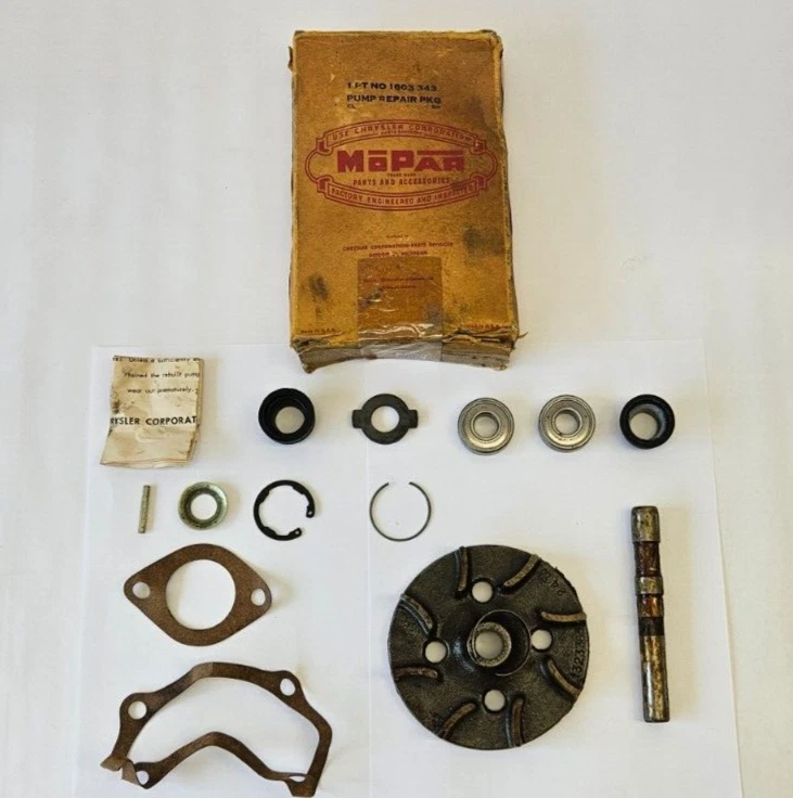 1954 年克莱斯勒水泵重建套件 8 气缸 1603343 NOS。 — 第 3/4 张图片