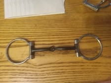 New Offset d bit snaffle sweet iron mouth 4 3/4 in