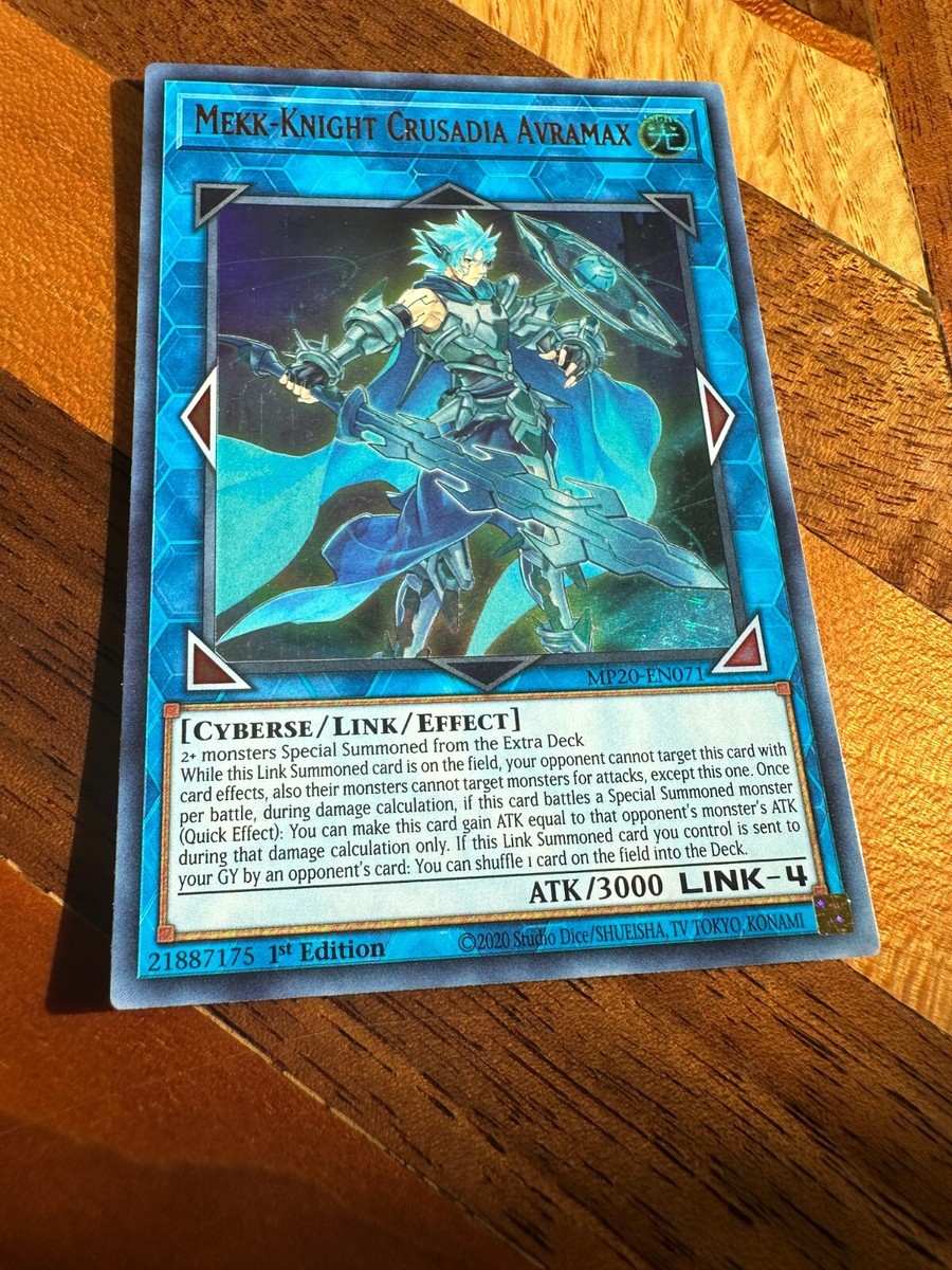 Mekk-Knight Crusadia Avramax MP20-EN071 1st Edition Ultra Rare LP