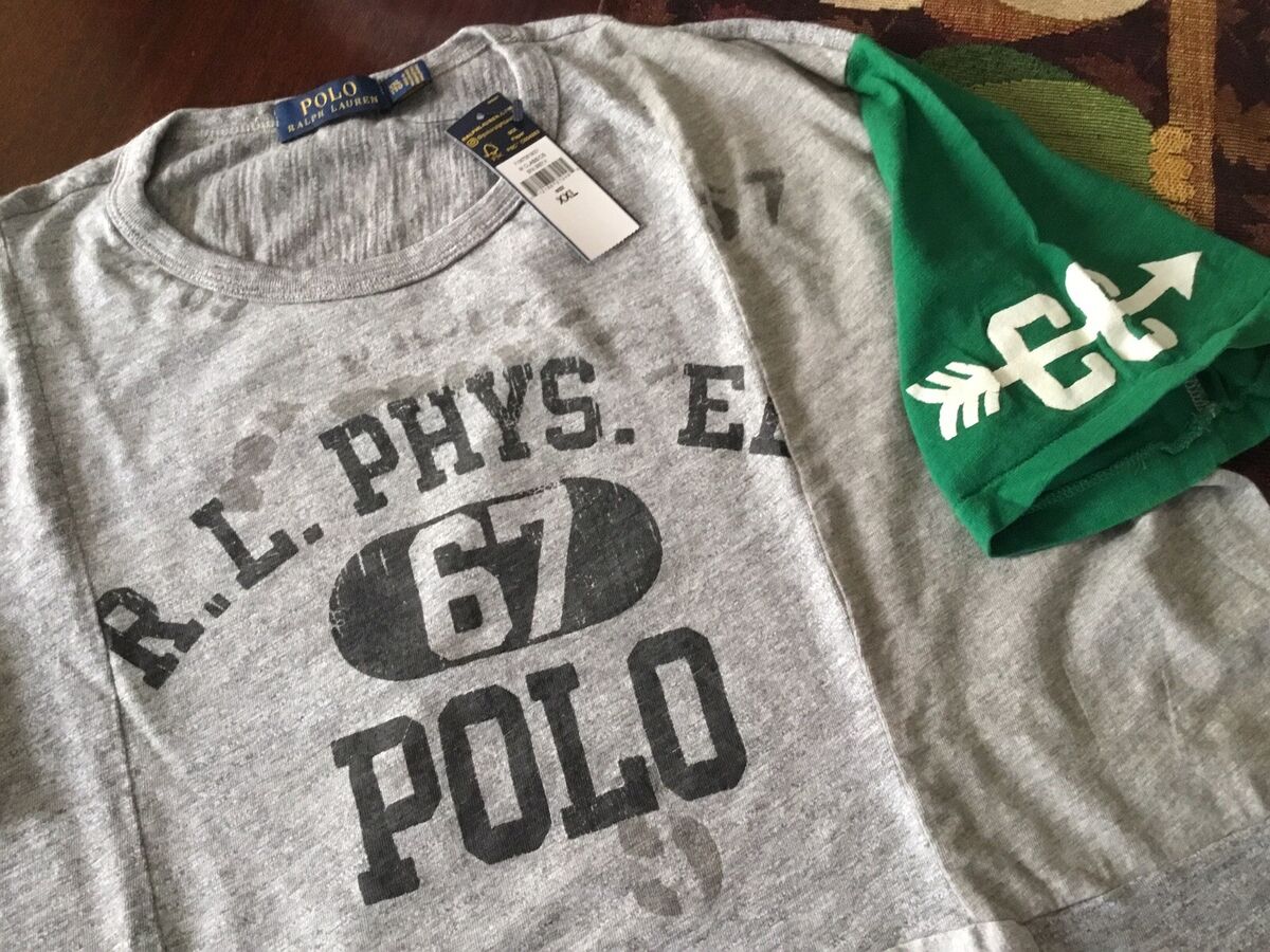 POLO Ralph Lauren Spa Grey Color Block RL PHYS. ED POLO 67 POLO Ralph Lauren Spa Grey Color Block RL PHYS. ED POLO 67