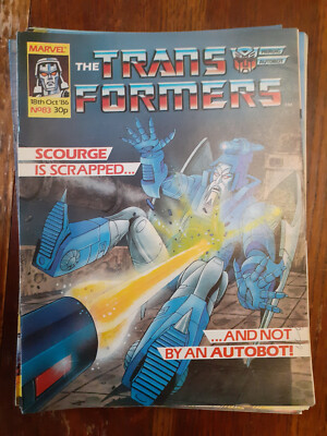 Transformers Marvel UK issue number 83 18th October 1986
