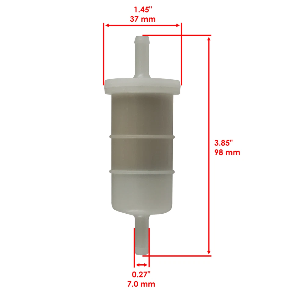 2X Fuel Filter For Honda Ps250 Big Ruckus 2005-2006 / CH250 Elite 250 1989-1990 — 第 2/4 张图片