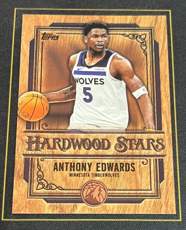 Anthony Edwards 2025-26 Topps Flagship Hardwood Stars SSP #HS-3