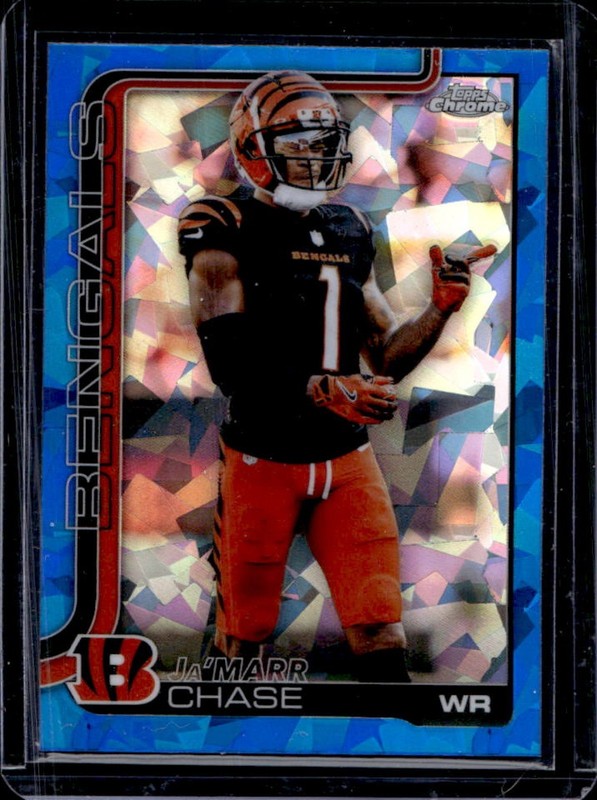 2025 Topps Chrome Sapphire Ja'Marr Chase #58 Bengals