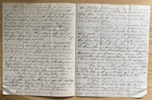 Civil War Letter Steamboat “New York” Content, Fort Monroe - Transport