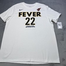 Indiana Fever Shirt Mens XL White WNBA Basketball Nike Clark 22 Heroine Edition
