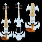 New shape SONG White Electric Violin 4/4, Solid wood,Carving Snail part