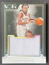 Cason Wallace 2024-25 Panini Noir Jumbo Material Jersey /99 #JM-WAL