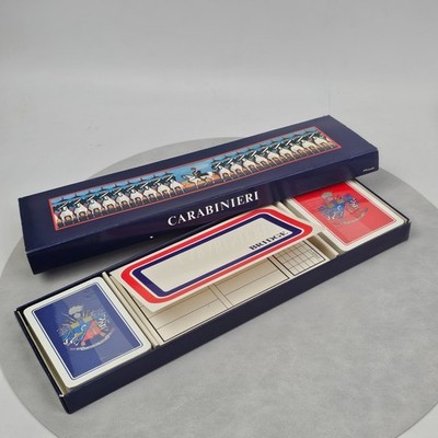 Carabinieri zu Pferd Spielkarten Set - Doppeldeck versiegelt - Vintage