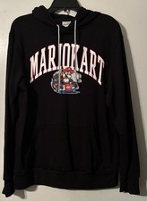 Nintendo Mario Kart Hoodie Sweatshirt - w/Pouch Size Medium  - Worn Once