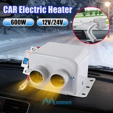 600W Heater Portable Heating Cooling Fan Defroster Demister for Car Truck 12/24V