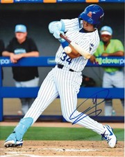 Marco Vargas Signed 2025 St. Lucie Mets 8x10 Photo New York Mets #17 Prospect!