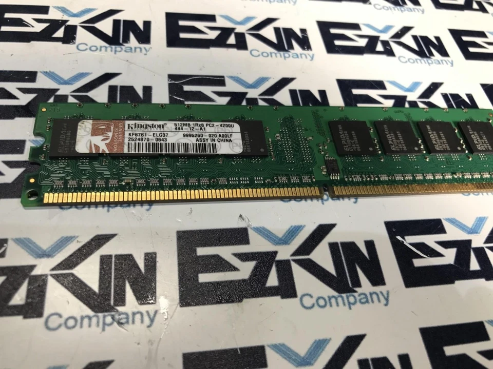 Kingston KF6761-ELG37 Desktop Ram Memory 512 MB PC2-4200U Lot of 3 - Image 2 of 3