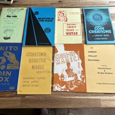 8 Magic Booklets - Coin, Money & Close-up   B...