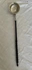 William & Mary 1689 Four Pence Coin Georgian Sterling Silver Toddy Ladle 29g