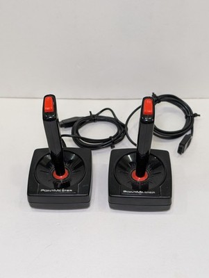 Lot of 2 Atari 2600 PointMaster Joystick Controller Tested Works