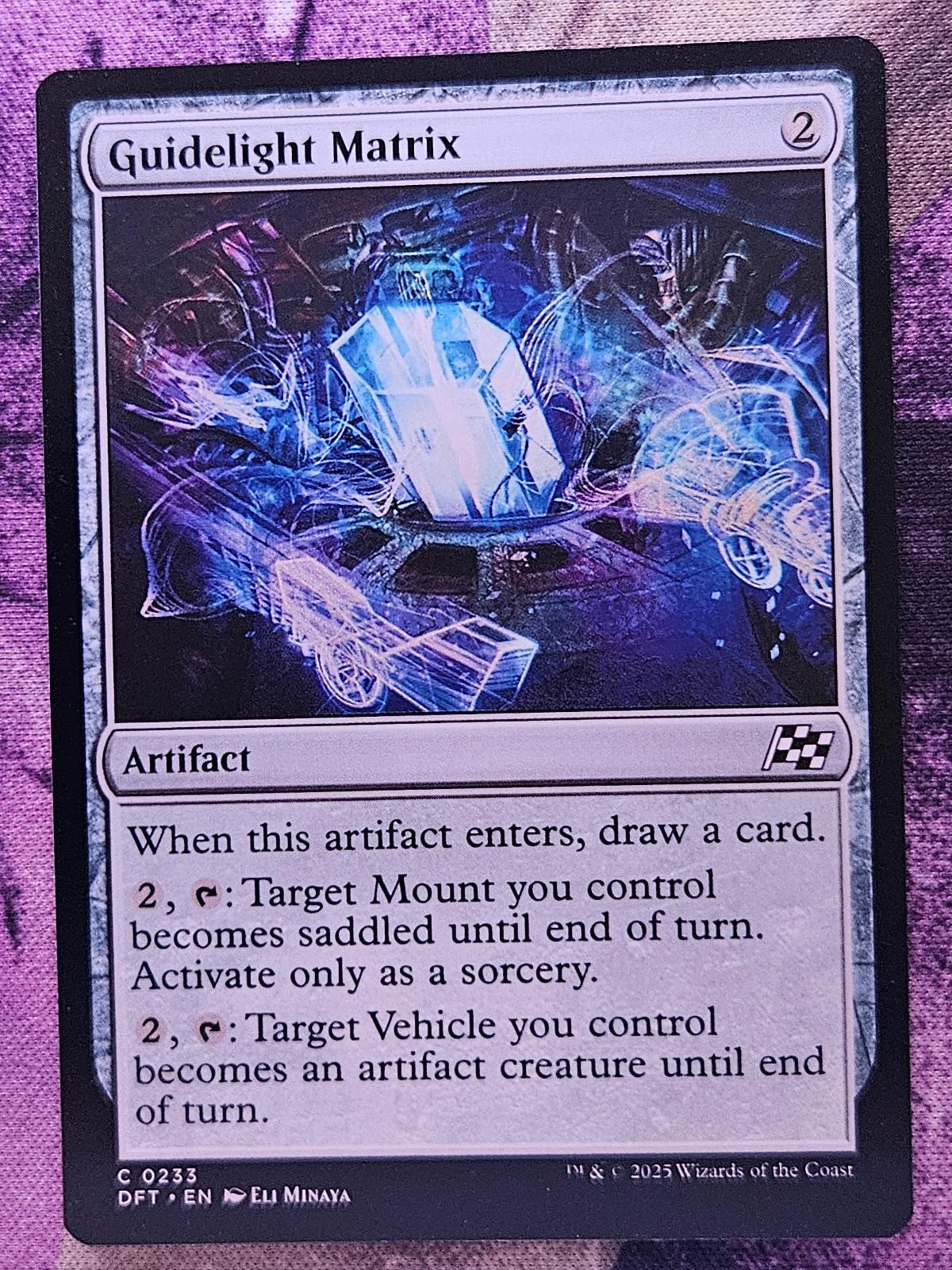 Guidelight Matrix 233 Common Aetherdrift Magic: The Gathering Lightly Played