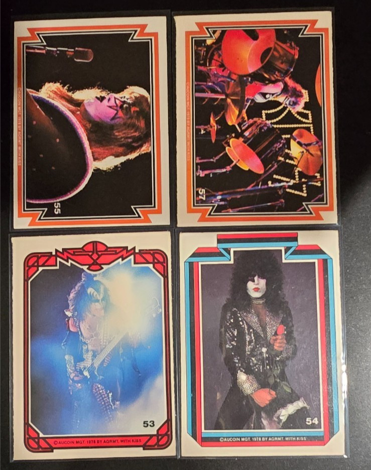 1978 Donruss KISS Trading Cards Series 1 and 2 - Complete Your Set