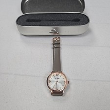 Pierre Cardin Damen Armbanduhr Roségold – Grau – Lederarmband – Neu