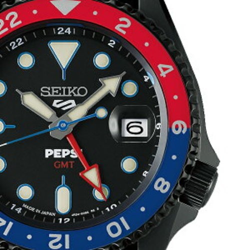 SEIKO 5 SPORTS SBSC023 SKX PEPSI collaboration Automatic GMT New - Picture 5 of 7